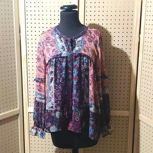 Flowy peasant blouse